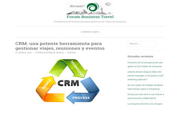 Forum Business Travel abre su blog al conocimiento y las experiencias sobre los viajes de empresa