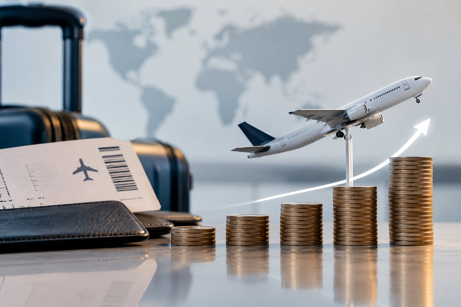 El gasto corporativo en transporte crece un 26,7%, impulsado por los viajes en avión