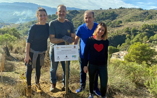 Nace el Bosque Travel Advisors con 800 árboles en la provincia de Málaga