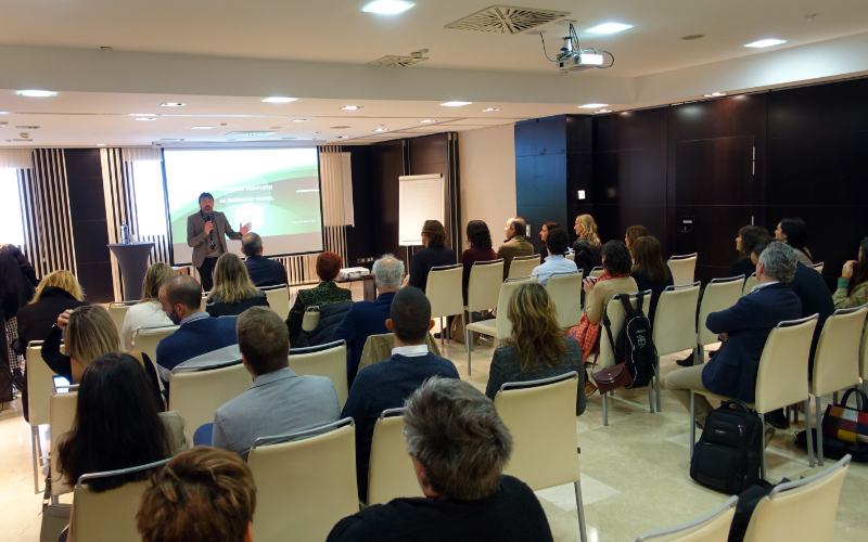 Verificação completa das viagens de negócios_Madrid