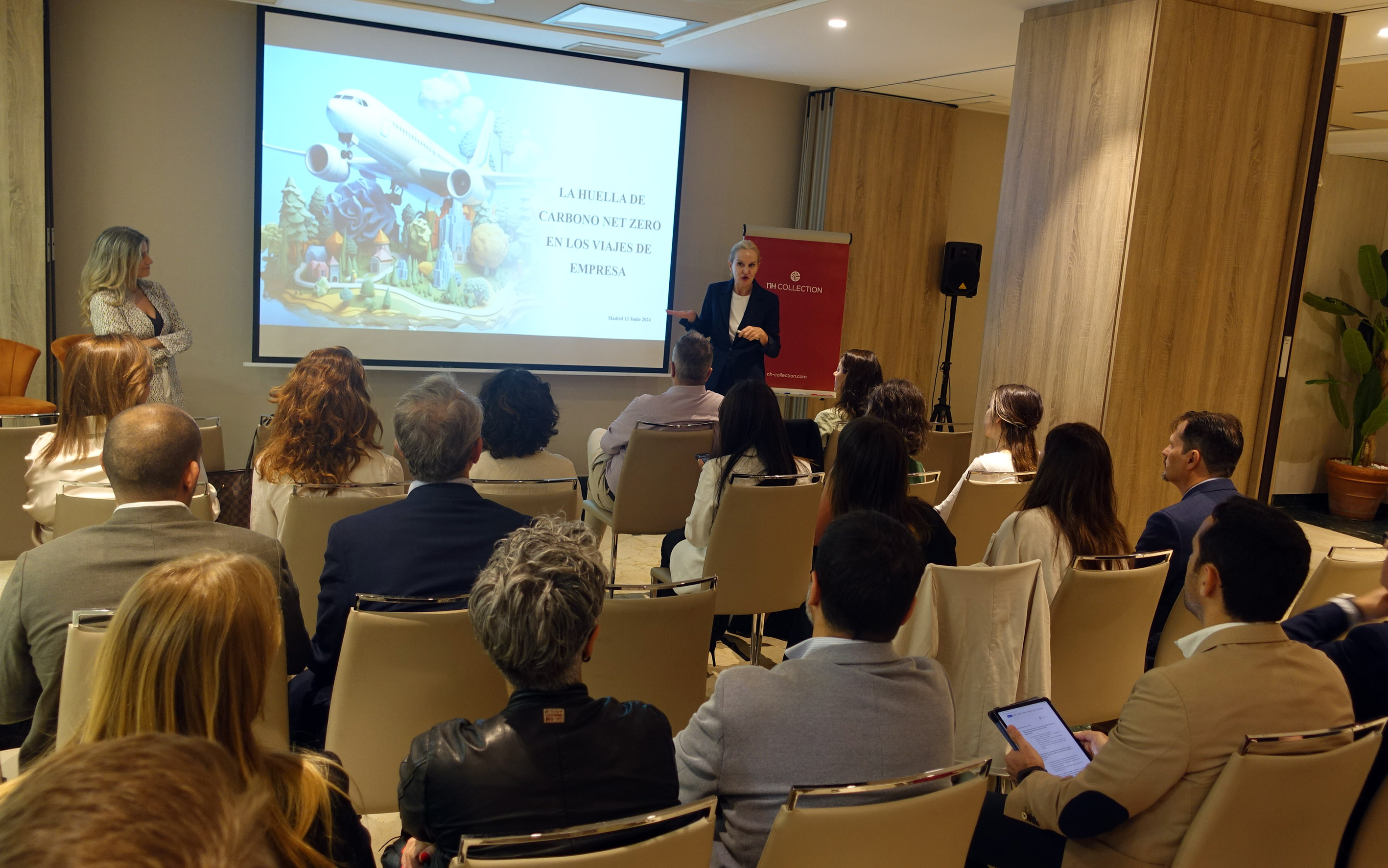 Pegada de carbono Net Zero nas viagens de negócios_Madrid
