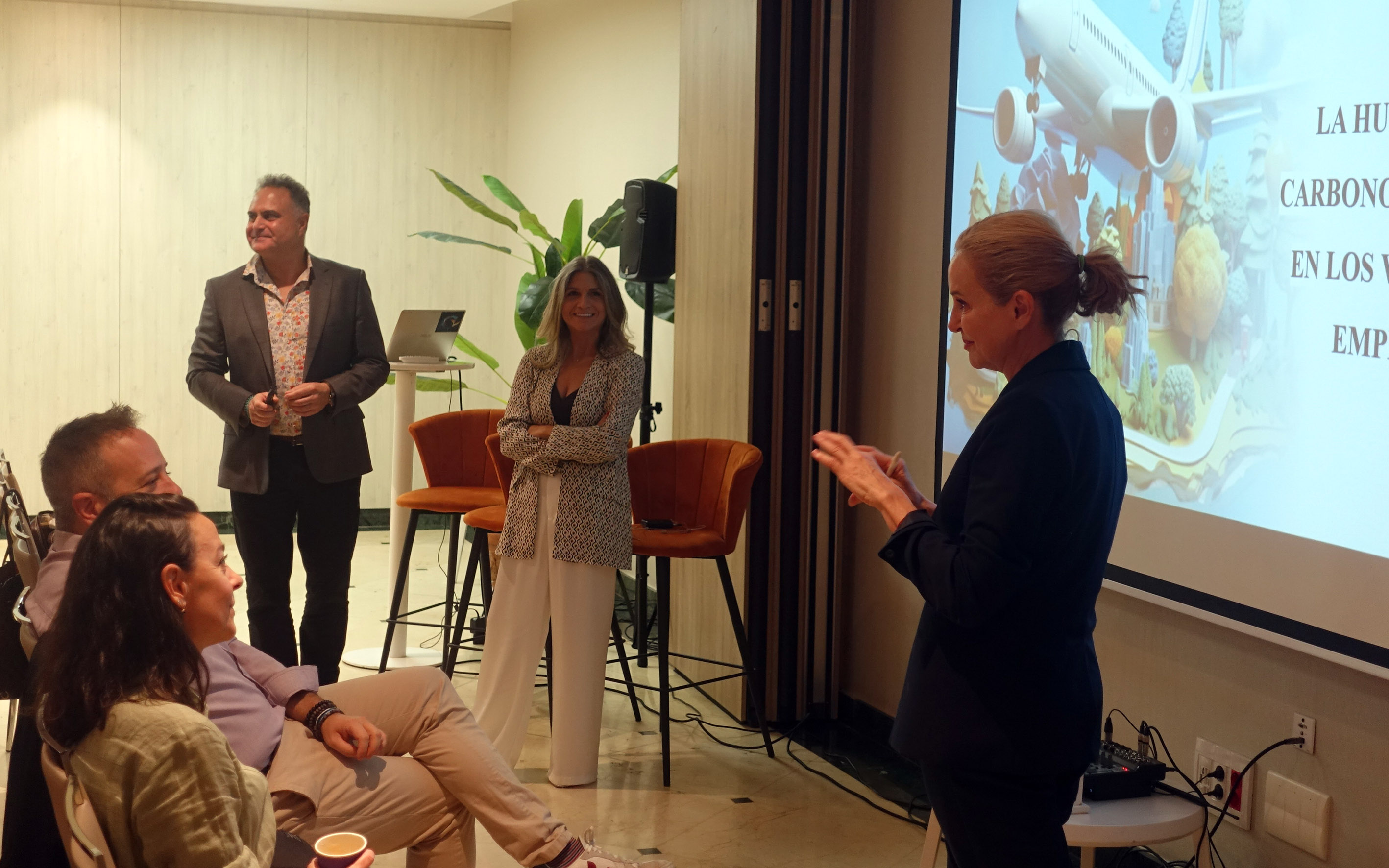 Pegada de carbono Net Zero nas viagens de negócios_Madrid