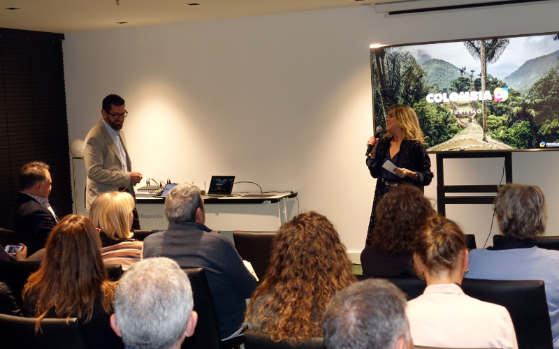 Apresentação da ProColombia e da Avianca