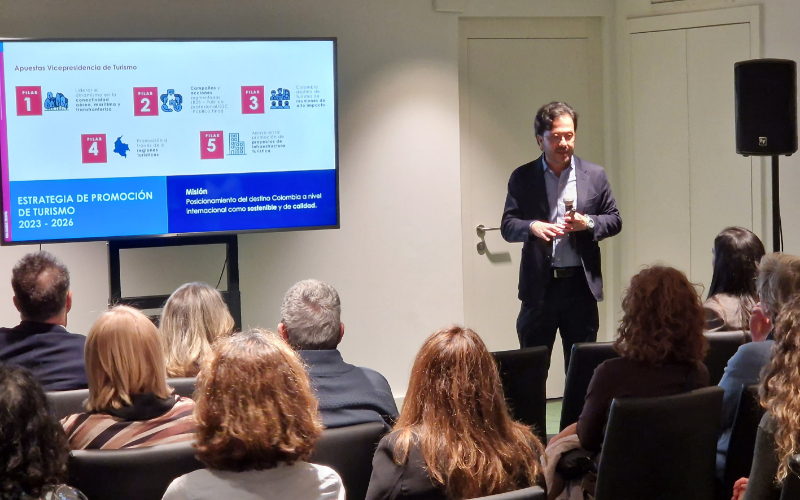 Apresentação da ProColombia e da Avianca