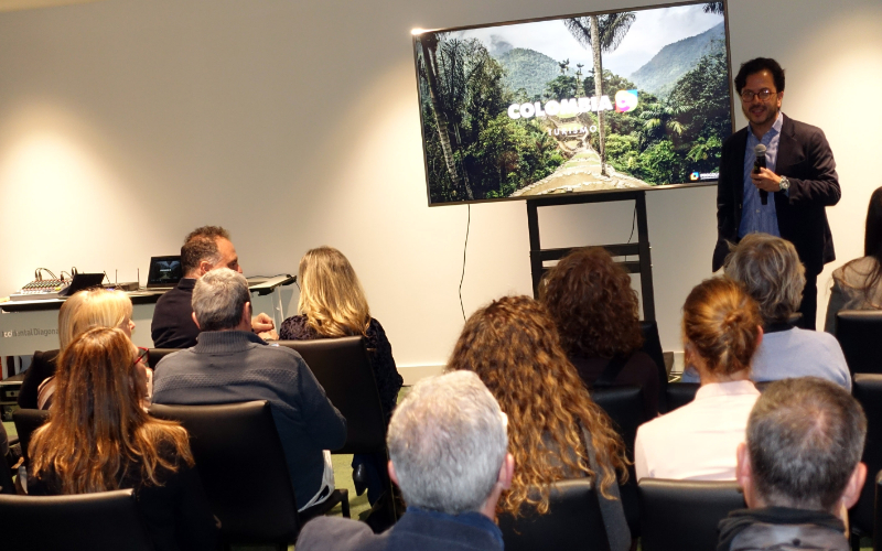 Apresentação da ProColombia e da Avianca