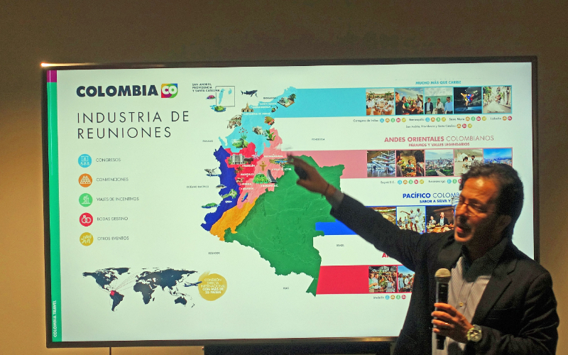 Apresentação da ProColombia e da Avianca