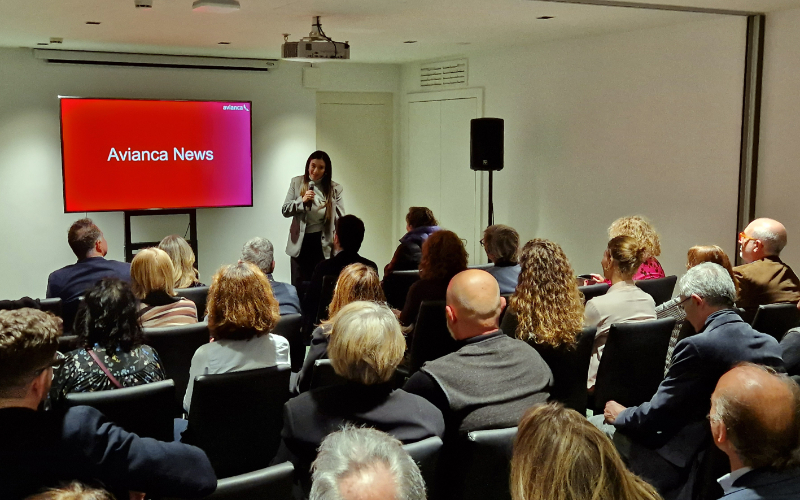 Apresentação da ProColombia e da Avianca
