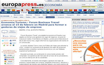 Il Forum Business Travel prende il via il 15 febbraio a Madrid per formare i responsabili dei viaggi aziendali
