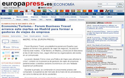 Il Forum Business Travel prende il via questo martedì a Madrid per formare i manager dei viaggi d'affari