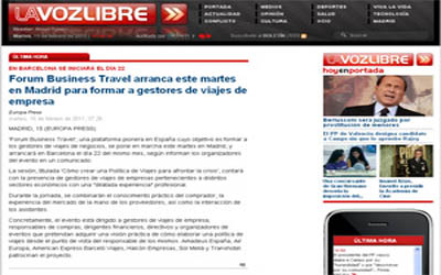 Il Forum Business Travel prende il via questo martedì a Madrid per formare i manager dei viaggi d'affari