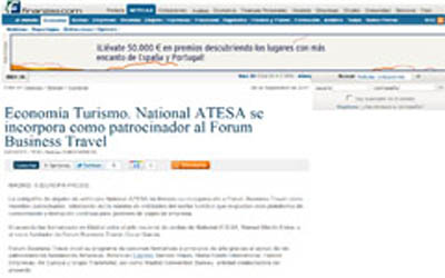 L'ATESA nazionale si unisce a Forum Business Travel come sponsor