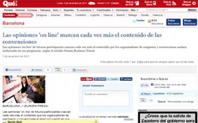 Le opinioni online influenzano sempre più il contenuto dei convegni.