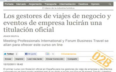 I responsabili dei viaggi d'affari e degli eventi saranno ufficialmente certificati.