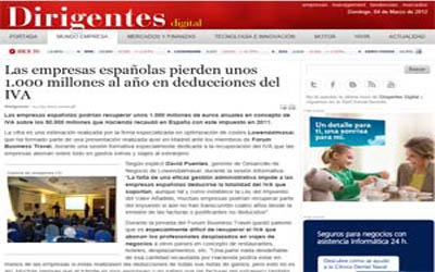 Le aziende spagnole perdono circa 1 miliardo all'anno in detrazioni IVA