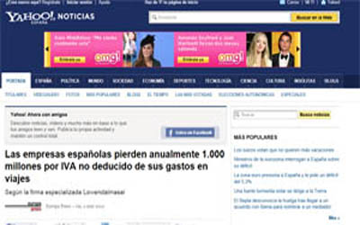 Spanish companies lose 1,000 million euros annually due to VAT not deducted from their travel expenses.