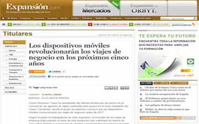 Mobile devices will revolutionize business travel in the next five years