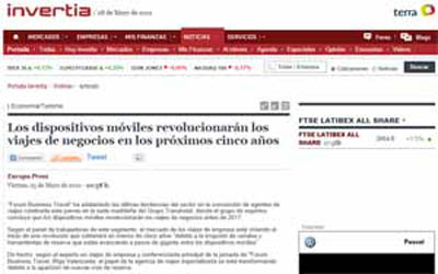 Mobile devices will revolutionize business travel in the next five years