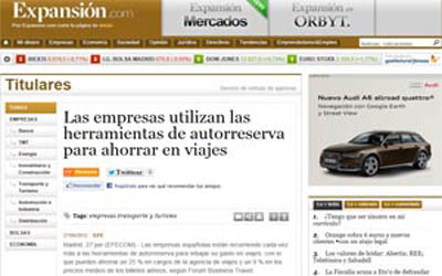 Companies use self-booking tools for travel savings