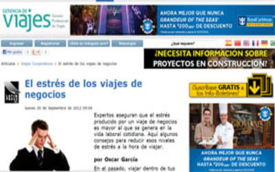 The stress of business travel, by Óscar García