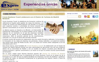 Forum Business Travel collabora con la rete dei cluster turistici di Madrid