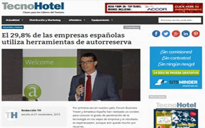 Il 29,8% delle aziende spagnole utilizza strumenti di autoprenotazione