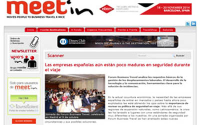 Le aziende spagnole non sono ancora abbastanza mature in termini di sicurezza dei viaggi