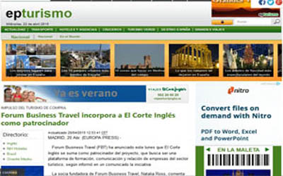 Forum Business Travel incorpora El Corte Inglés come sponsor