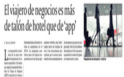 Il viaggiatore d'affari è più un viaggiatore da hotel che da app.