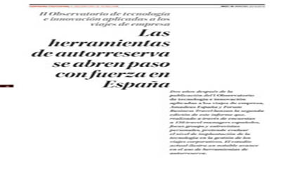 Gli strumenti di autoprenotazione si stanno facendo strada in Spagna