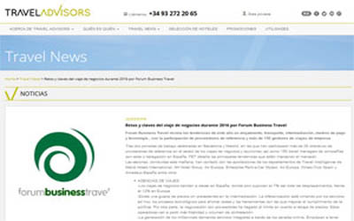 Sfide e chiavi per i viaggi d'affari nel 2016 a cura di Forum Business Travel