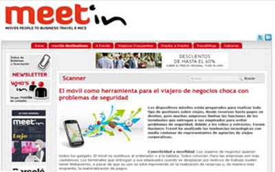 Il mobile come strumento per chi viaggia per lavoro risponde alle preoccupazioni sulla sicurezza