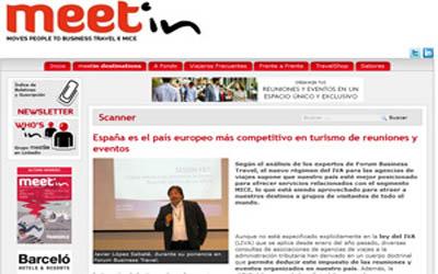 Spain is the most competitive country in Europe in meetings and events tourism