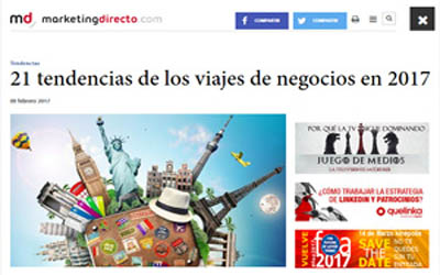 21 tendenze dei viaggi d'affari nel 2017