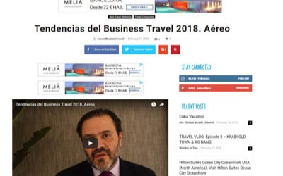 Tendenze dei viaggi d'affari 2018. L'aria