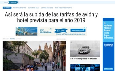 Come aumenteranno le tariffe aeree e alberghiere nel 2019