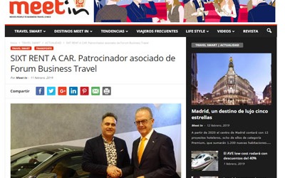 SIXT RENT A CAR. Sponsor associato di Forum Business Travel