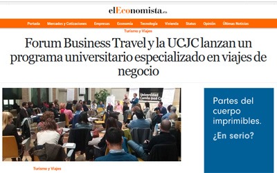 Forum Business Travel and UCJC launch a university program specializing in business travel