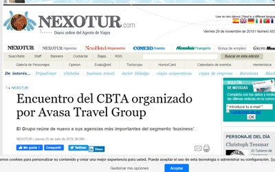Incontro CBTA organizzato da Avasa Travel Group