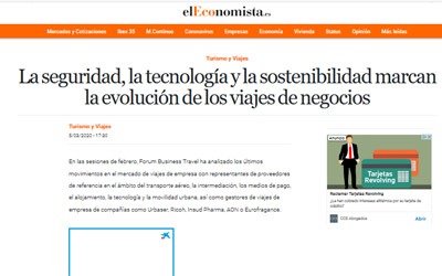 Sicurezza, tecnologia e sostenibilità determinano l'evoluzione dei viaggi d'affari