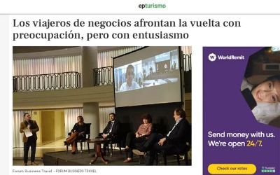 I viaggiatori d'affari affrontano il rientro con preoccupazione, ma con entusiasmo