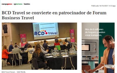 BCD Travel diventa sponsor del Forum Business Travel