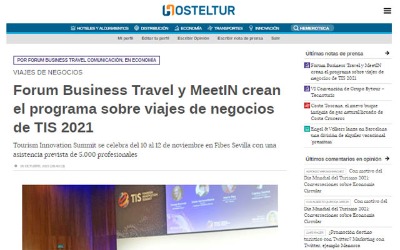 Forum Business Travel and MeetIN create TIS 2021 business travel program