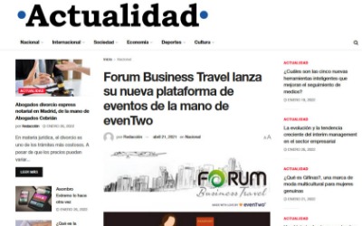 Forum Business Travel lancia una nuova piattaforma per eventi con evenTwo
