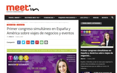  Primo congresso simultaneo su viaggi d'affari ed eventi in Spagna e nelle Americhe