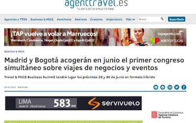Madrid e Bogotà ospiteranno a giugno il primo congresso simultaneo su viaggi d'affari ed eventi