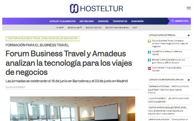 Forum Business Travel e Amadeus discutono di tecnologia per i viaggi d'affari