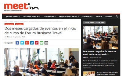 Due mesi ricchi di eventi per l'inizio del nuovo anno accademico di Forum Business Travel