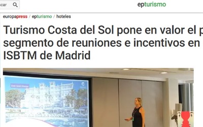 Costa del Sol Tourism highlights the potential of the meetings and incentives segment at the congress