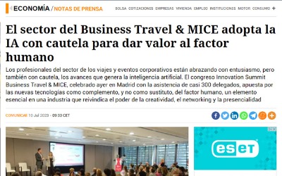 Business Travel & MICE sector adopts AI cautiously to add value to the human factor