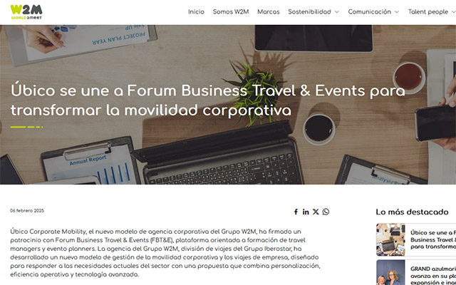 Úbico si unisce a Forum Business Travel & Events per trasformare la mobilità aziendale